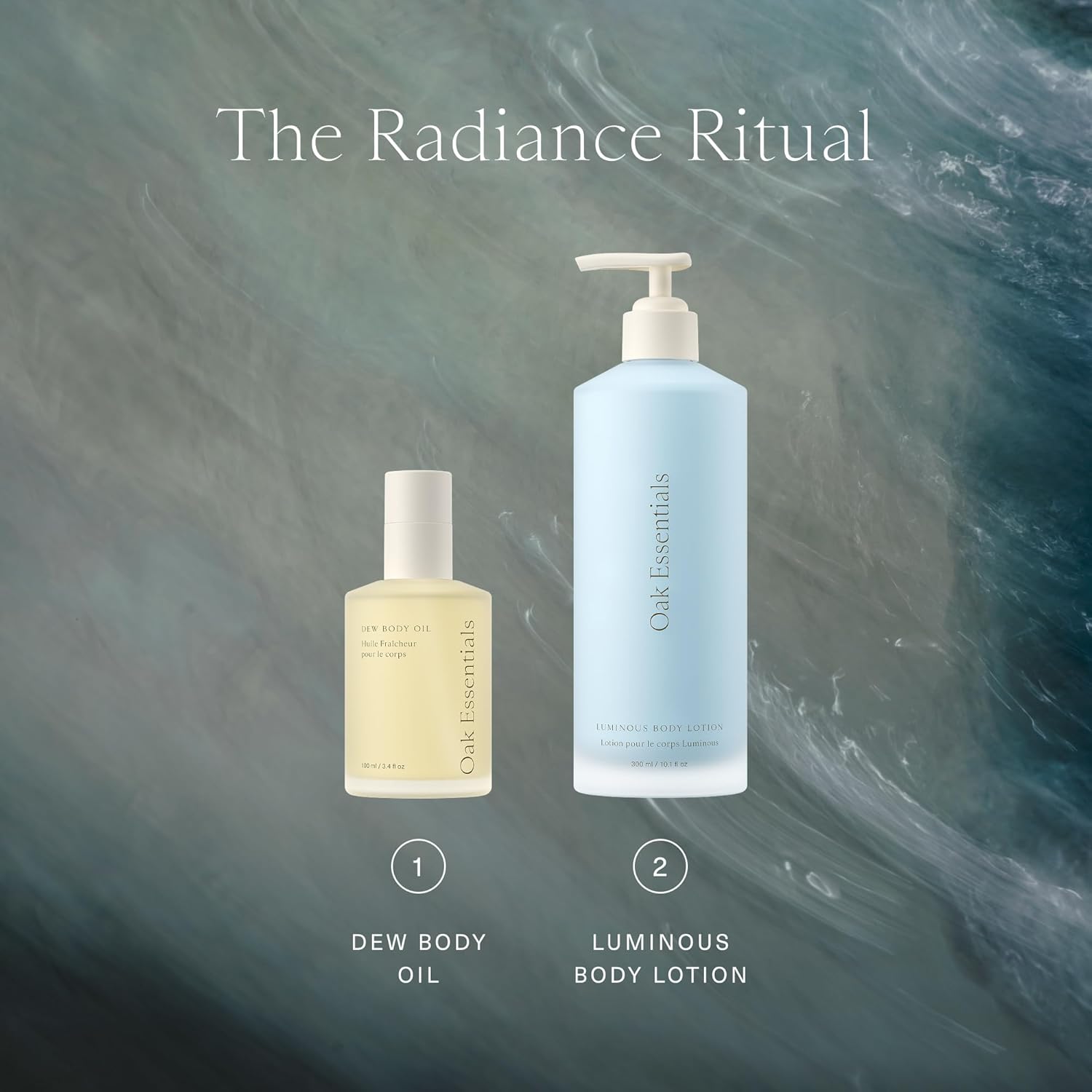 Luminous Body Lotion | Hydrating Blue Tansy Body Cream with Rose Oil, Turmeric, Shea Butter and Coconut Oil, 1.33 Fl Oz (Travel Size)