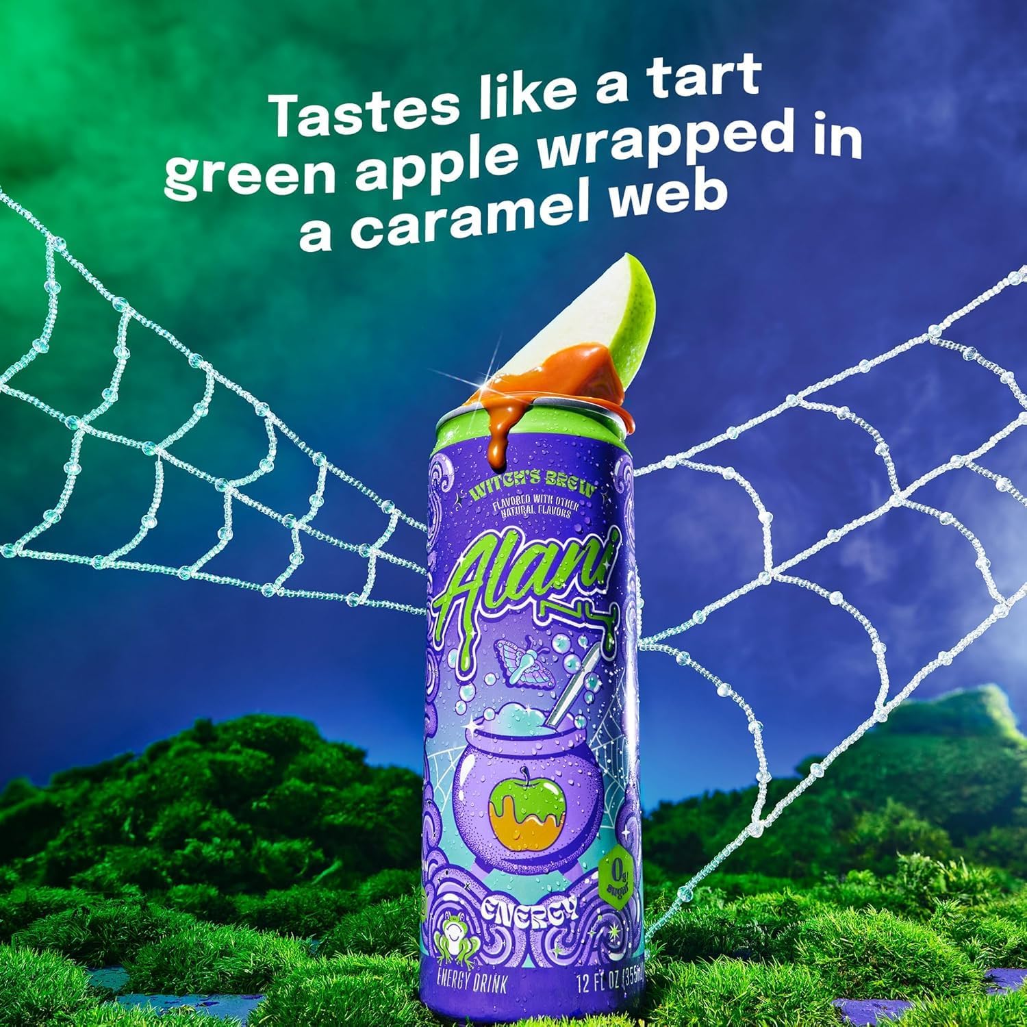 Witch's Brew Energy Drink, Sugar Free, Low Calorie Energy Drinks, 12 Fl Oz Cans, 12 Pack